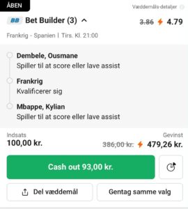 Kylian Mbappe, Ousmane Dembele, VM frankrig - Spanien