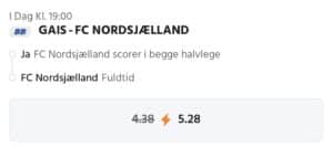 FC Nordsjælland, GAIS, Conference league, kvalifikation.